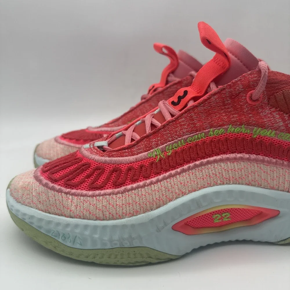 Nike Womens Cosmic Unity 3 FQ9395-600 Red Basketball Shoes Sneakers Size US 11 - Picture 13 of 16
